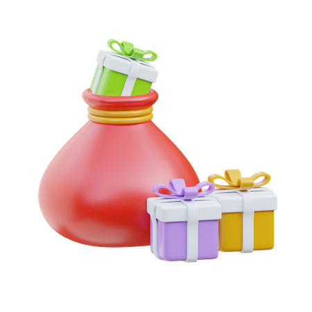 Bolsa de regalo  3D Icon