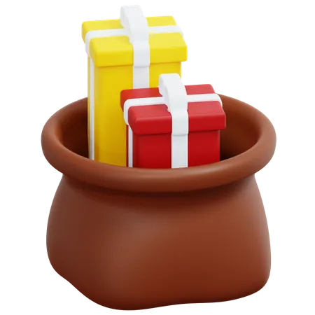 Bolsa de regalo  3D Icon