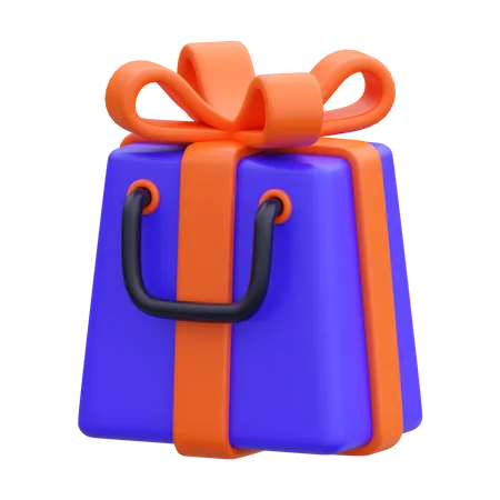 Bolsa de regalo  3D Icon