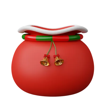 Bolsa de regalo de navidad  3D Icon