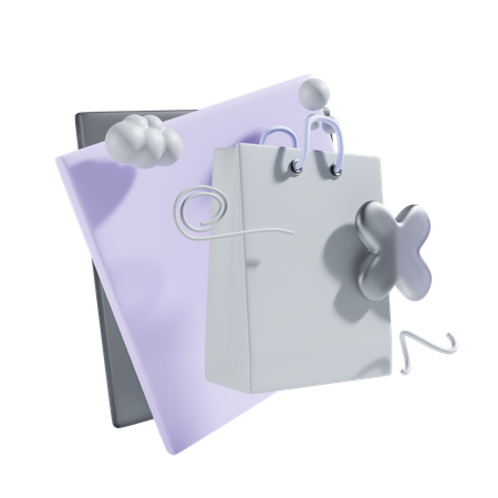 Bolsa vacia  3D Icon