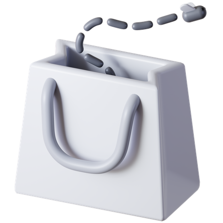 Bolsa vacía  3D Icon