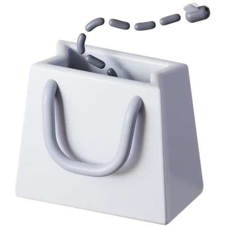 Bolsa vacía  3D Icon