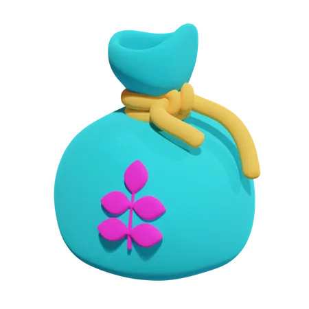 Bolsa de zakat  3D Icon