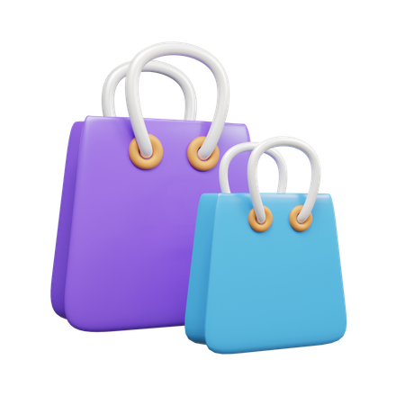 Bolsas de compra  3D Icon