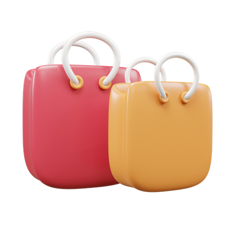 Bolsas de compra  3D Icon