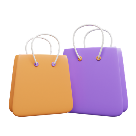 Bolsas de compra  3D Icon