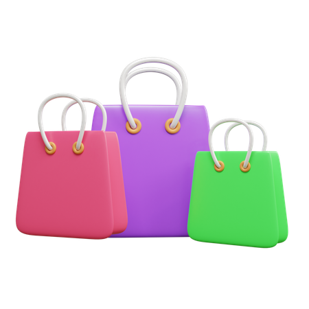 Bolsas de compra  3D Icon