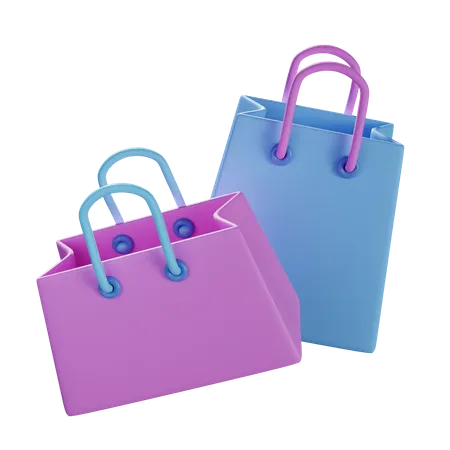 Bolsas de compra  3D Icon