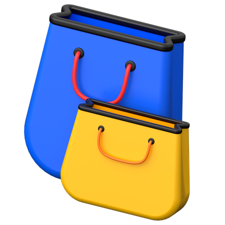 Bolsas de compra  3D Icon