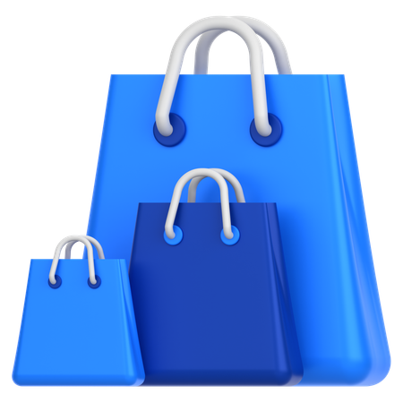 Bolsas de compra  3D Icon