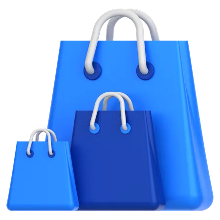 Bolsas de compra  3D Icon