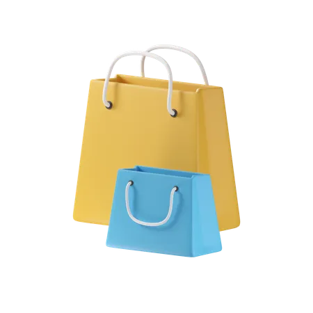 Bolsas de compra  3D Icon