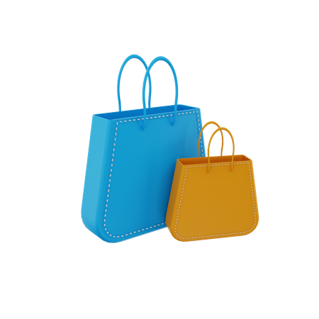 Bolsas de compra  3D Icon