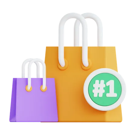 Bolsas de compra  3D Icon