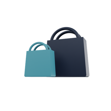 Bolsas de compra  3D Icon