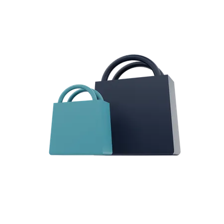 Bolsas de compra  3D Icon