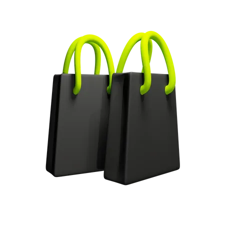 Bolsas de compra  3D Icon