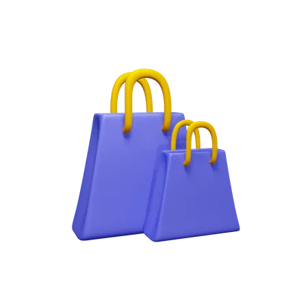 Bolsas de compra  3D Icon