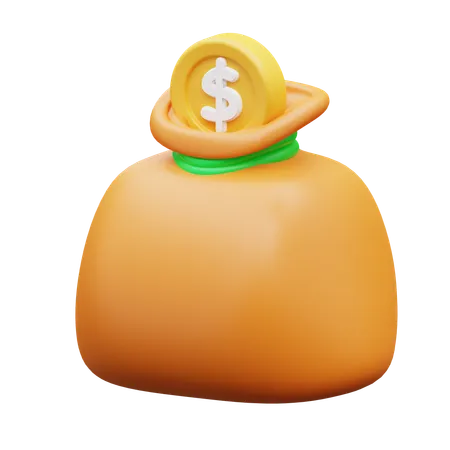 Bolsas de dinero  3D Icon