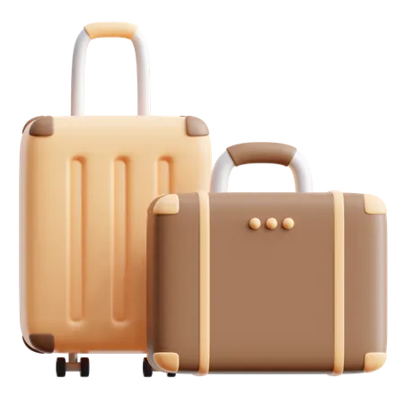 Bolsas de viaje  3D Icon