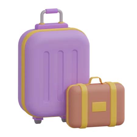 Bolsas de viaje  3D Icon