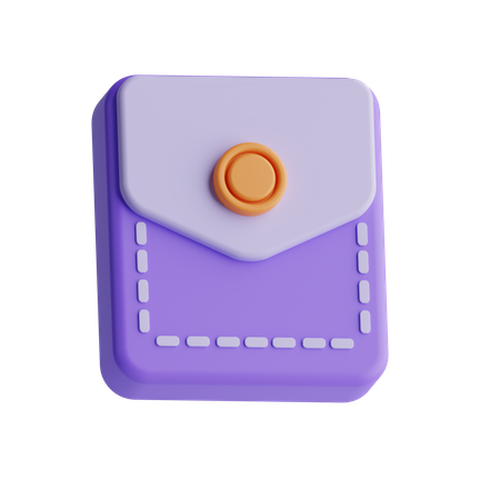 Bolsillo  3D Icon