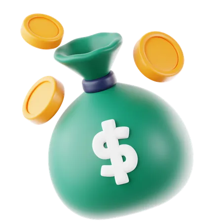 Bolsillo de dinero  3D Icon