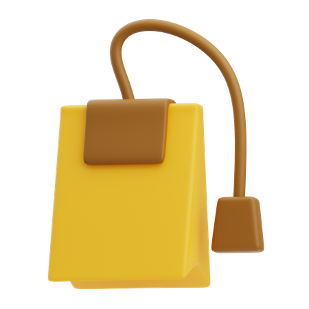 Bolsa de té  3D Icon