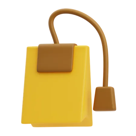 Bolsa de té  3D Icon