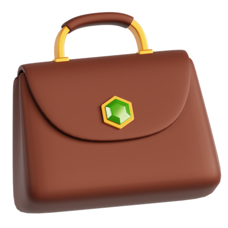 Bolso de mano  3D Icon