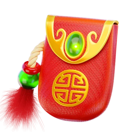 Bolso chinês  3D Icon