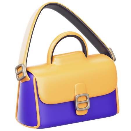 Bolsa de hombro  3D Icon