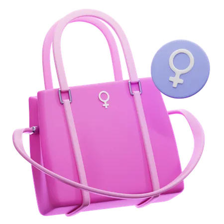 Bolso de mujer  3D Icon