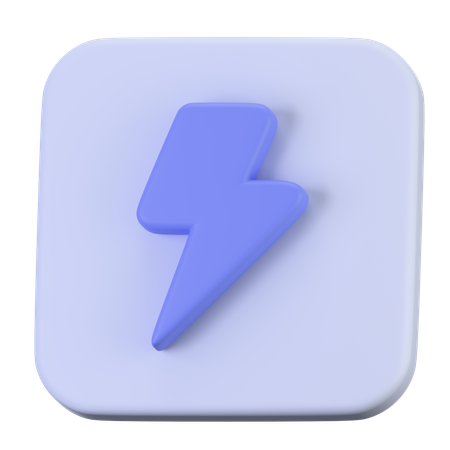 Bolt Square  3D Icon
