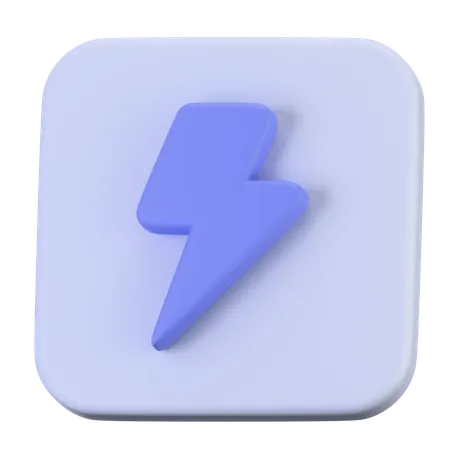 Bolt Square  3D Icon
