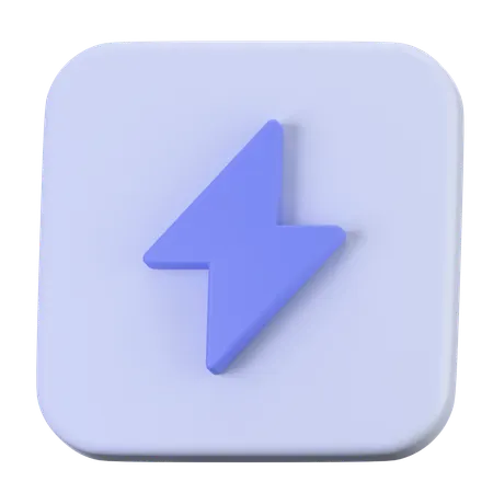 Bolt Square  3D Icon
