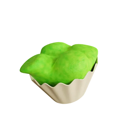 Bolu Kukus  3D Icon