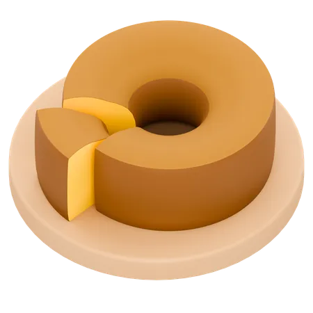 Gâteau à l'ancienne  3D Icon