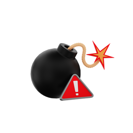 Bomb Alert  3D Icon