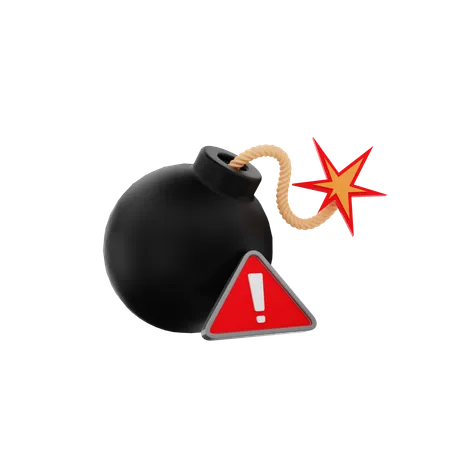 Bomb Alert  3D Icon