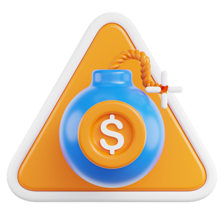 Bomb Coin  3D Icon