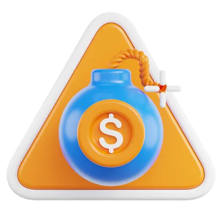 Bomb Coin  3D Icon