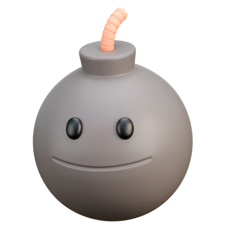 Bomb Emoji  3D Icon