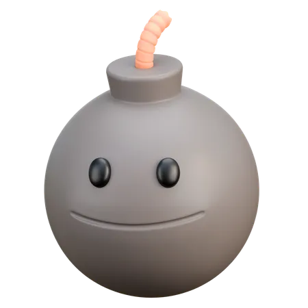 Bomb Emoji  3D Icon