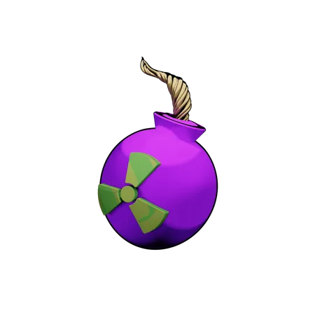 Bomba  3D Icon