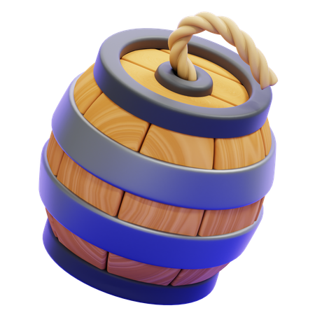 Bomba de barril  3D Icon