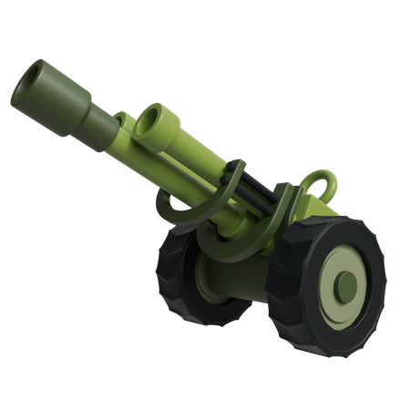 Bomba de cañón  3D Icon