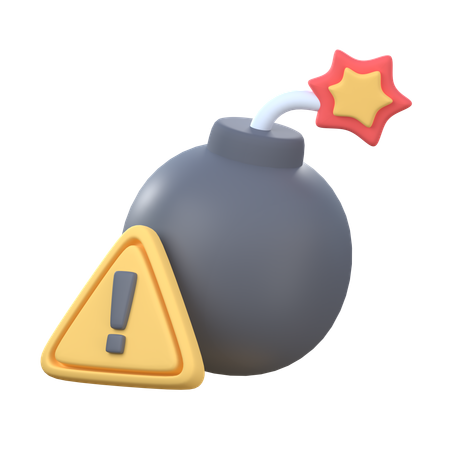 Bomba de dívida  3D Icon