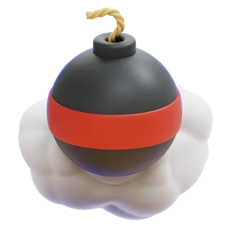 Bomba de fumaça  3D Icon